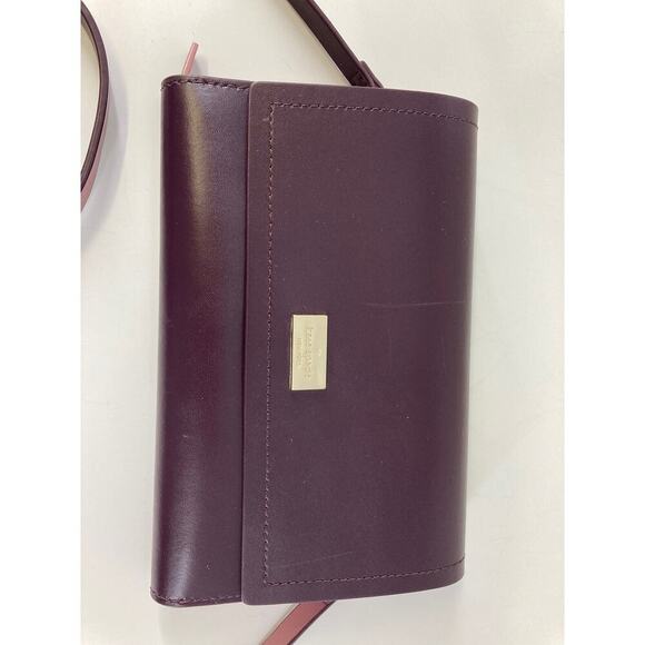 KATE SPADE, SMALL PLUM SMOOTH LEATHER CROSSBODY BAG - Picture 3 of 14